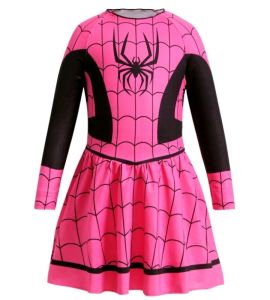 Kids Costumes to Hire - Spidergirl - PINK - 7 Years
